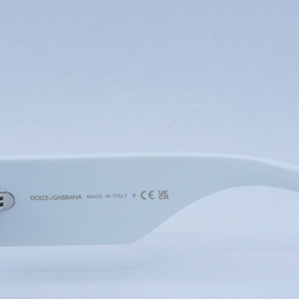 🕶️ New Dolce & Gabbana DG4416 303487 Sunglasses -White Frame, Dark Grey Lenses - Picture 6 of 11